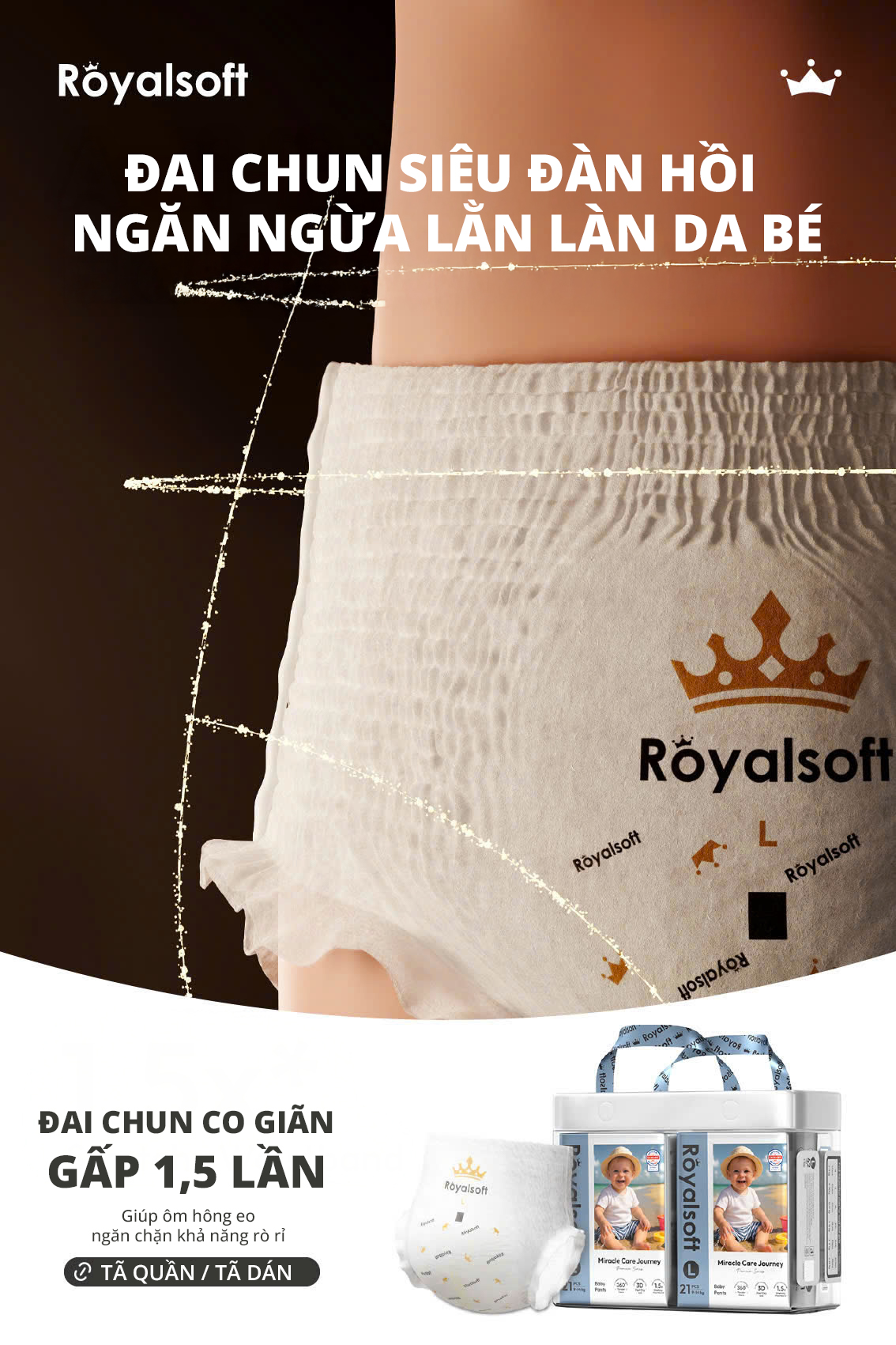 image TÃ BỈM CAO CẤP ROYAL SOFT